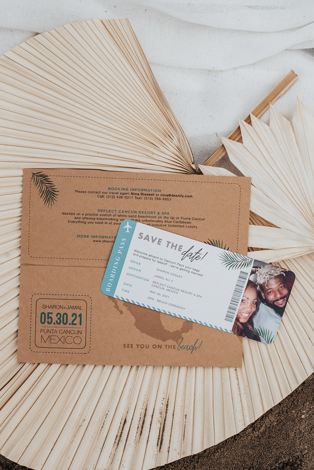 Save The Date (Boarding Pass Set)
