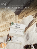 [Digital Product] The Talia | Passport Wedding Invitation Suite
