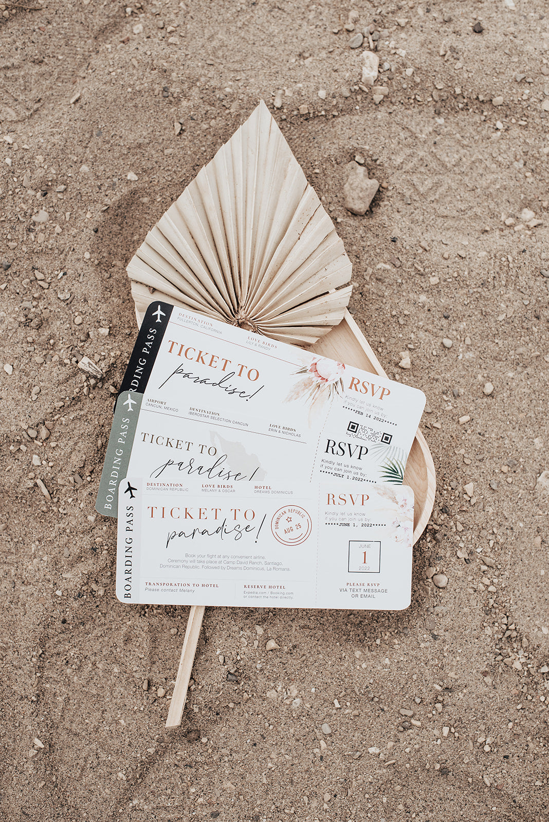 Boarding Pass with Online RSVP